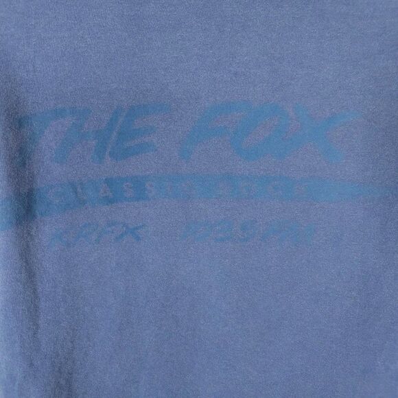 Peace Symbol T Shirt Vintage 90s 103.5 The Fox Classic Rock Denver Radio Station - Picture 4 of 7